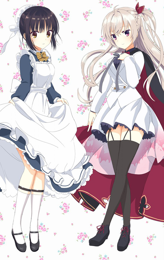 Cafe Stella to Shinigami no Chou Shiki Natsume & Akizuki Kanna Anime Dakimakura Body Pillow Cover