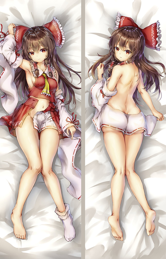 Touhou Project Reimu Hakurei Anime Dakimakura Body Pillow Cover