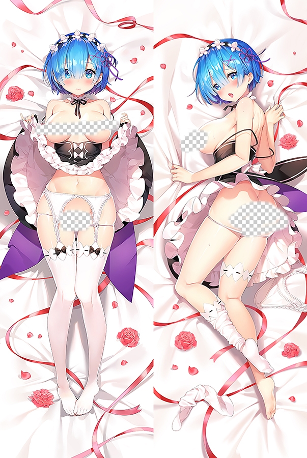 Re:Zero Rem Anime Dakimakura Body Pillow Cover