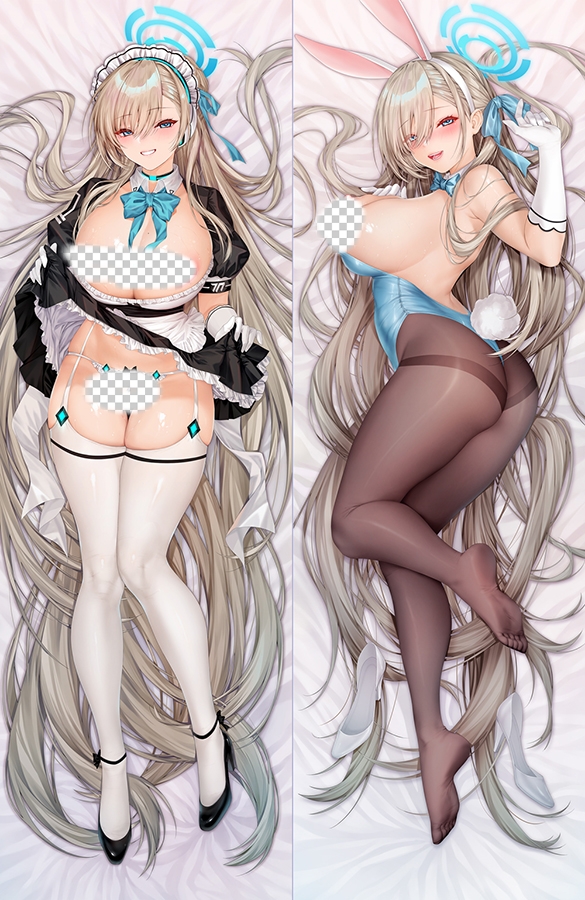 Blue Archive Ichinose Asuna Anime Dakimakura Body Pillow Cover