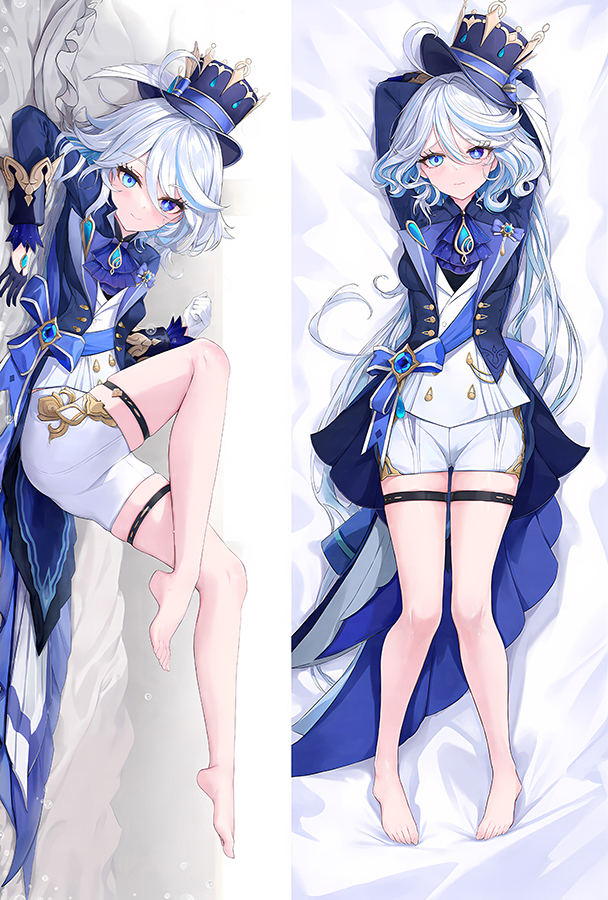 Genshin Impact Focalors Anime Dakimakura Body Pillow Cover