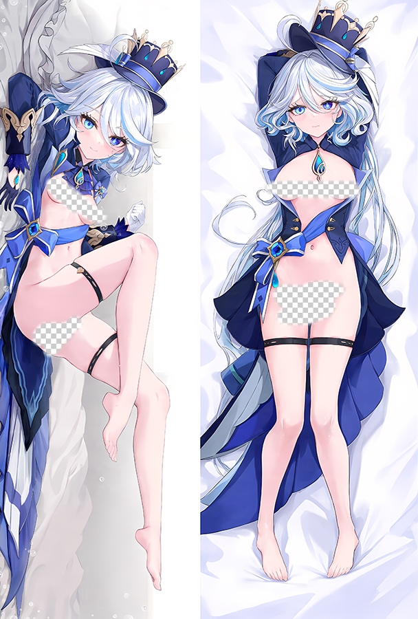 Genshin Impact Focalors Anime Dakimakura Body Pillow Cover