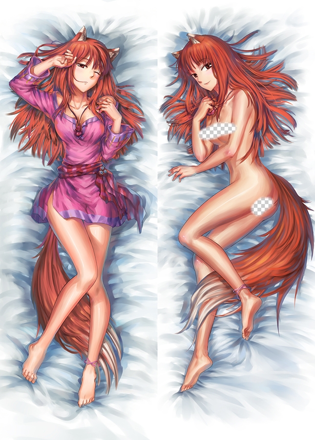 Spice and Wolf Holo Anime Dakimakura Body Pillow Cover