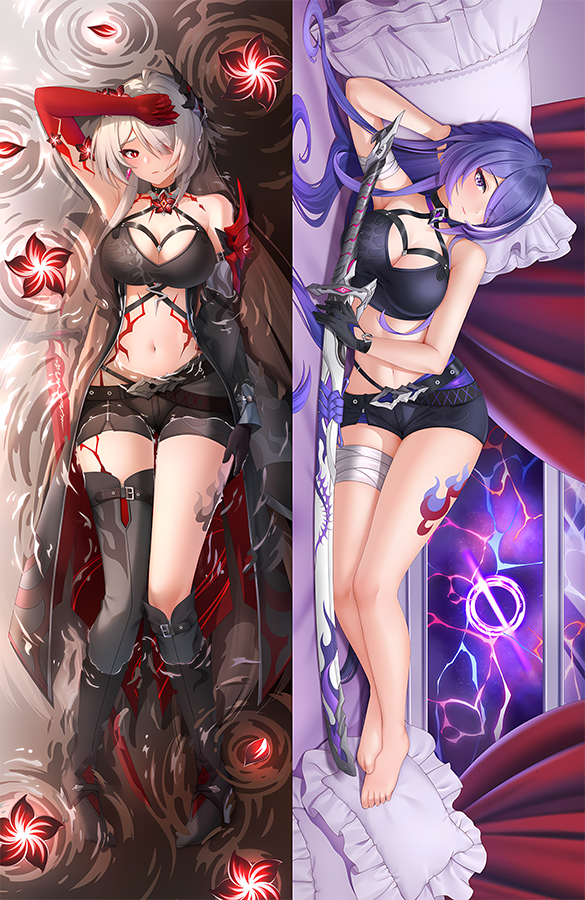 Honkai: Star Rail Raiden Bosenmori Mei Acheron Anime Dakimakura Body Pillow Cover