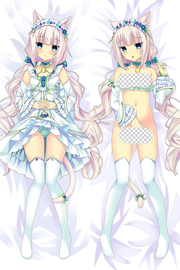 Nekopara Vanilla Anime Dakimakura Body Pillow Cover