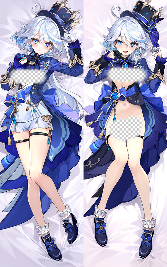 Genshin Impact Focalors Anime Dakimakura Body Pillow Cover