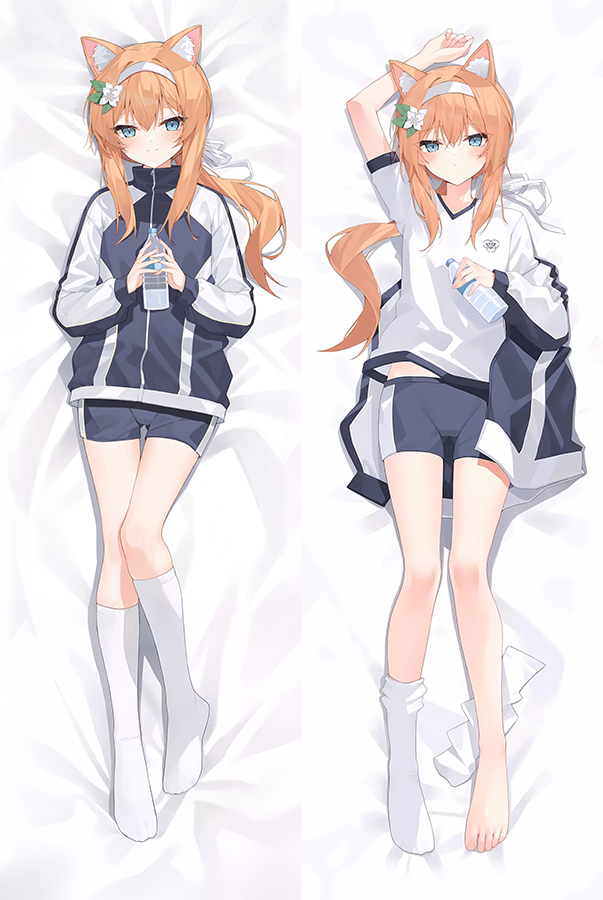 Blue Archive Iochi Mari Anime Dakimakura Body Pillow Cover