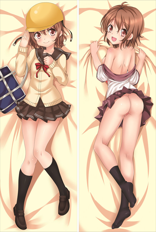 Electromagnetic Wave Woman and Adolescent Man Ryuuko Mifune Anime Dakimakura Body Pillow Cover