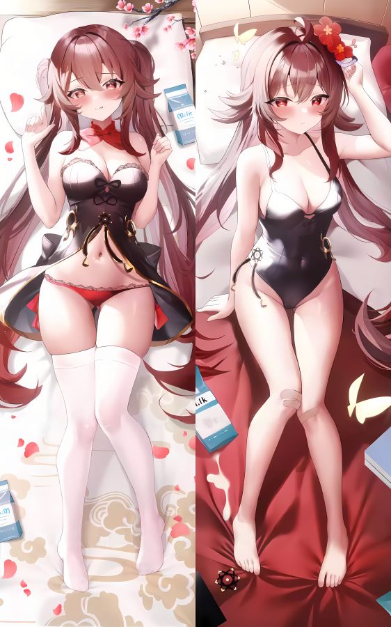 Genshin Impact Hutao Anime Dakimakura Body Pillow Cover