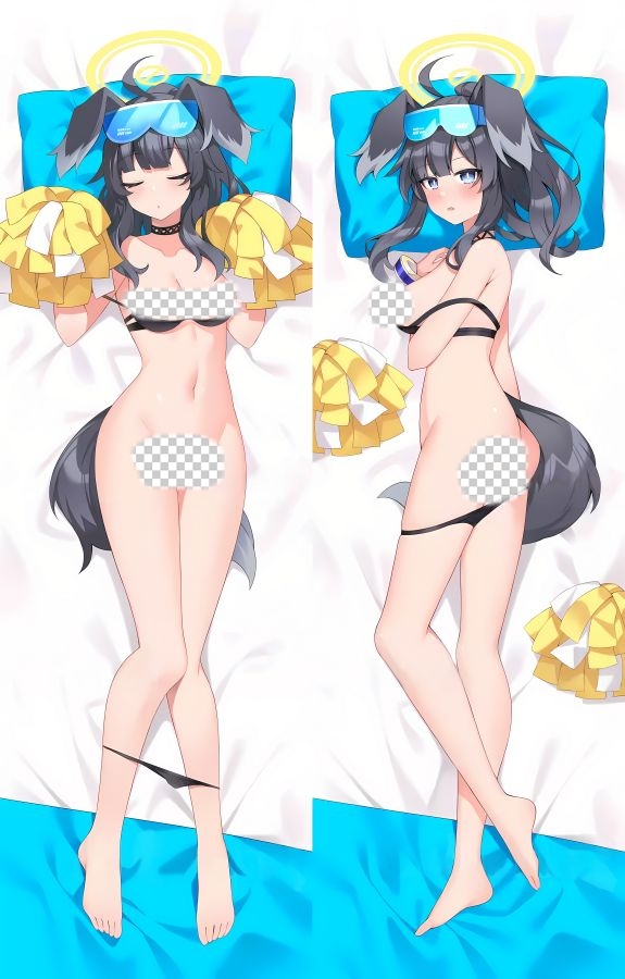 Blue Archive Nekozuka Hibiki Anime Dakimakura Body Pillow Cover