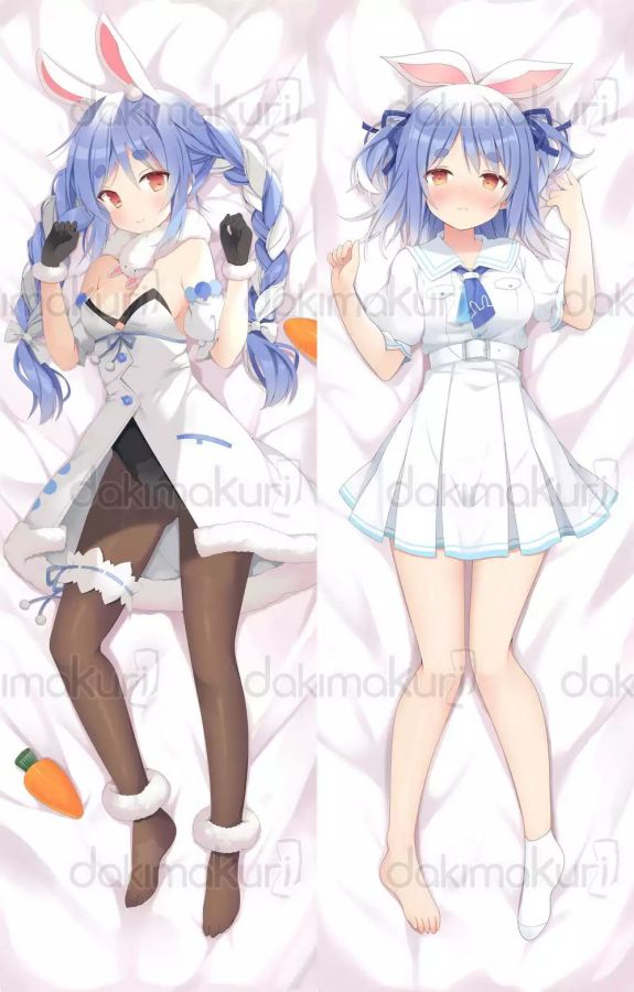 Virtual Youtuber Usada Pekora Anime Dakimakura Body Pillow Cover