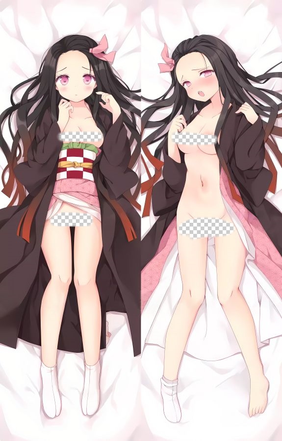 Demon Slayer: Kimetsu no Yaiba Kamado Nezuko Anime Dakimakura Body Pillow Cover