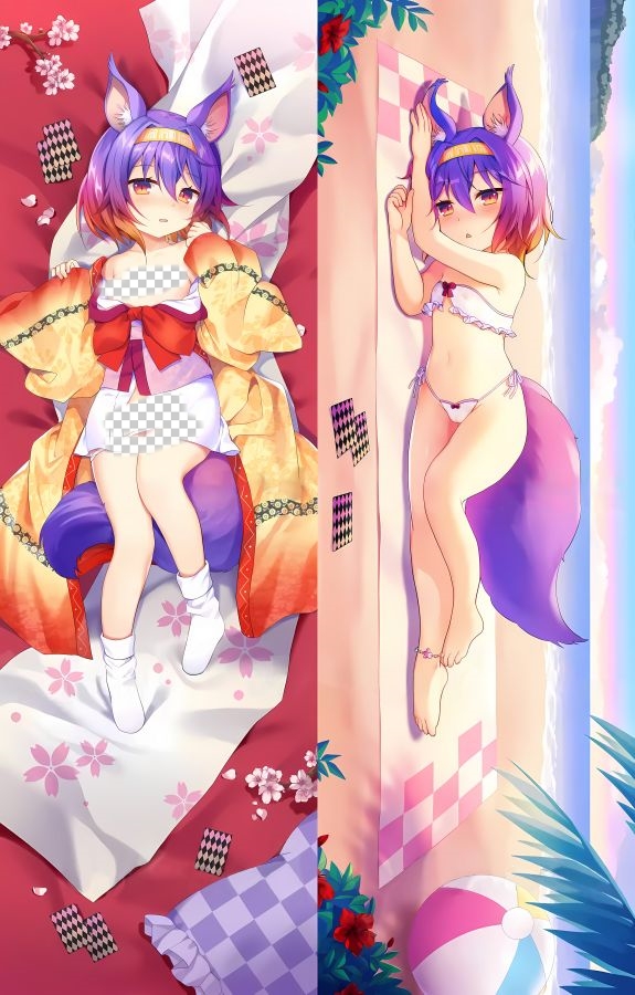 No Game No Life Izuna Hatsuse Anime Dakimakura Body Pillow Cover