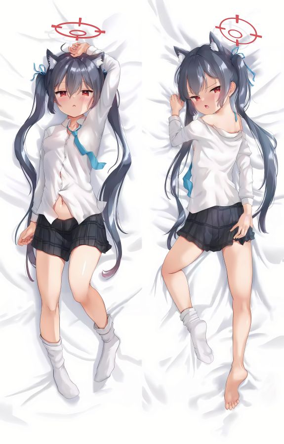 Blue Archive Kuromi Serika Anime Dakimakura Body Pillow Cover