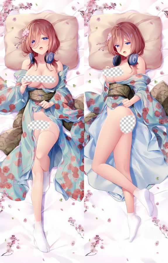 The Quintessential Quintuplets Miku Nakano Anime Dakimakura Body Pillow Cover