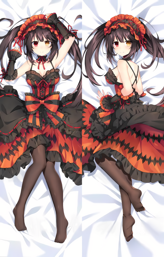 Date A Live Nightmare Tokisaki Kurumi Anime Dakimakura Body Pillow Cover
