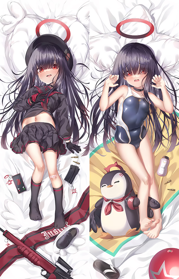 Blue Archive JTF Mob-chan Anime Dakimakura Body Pillow Cover