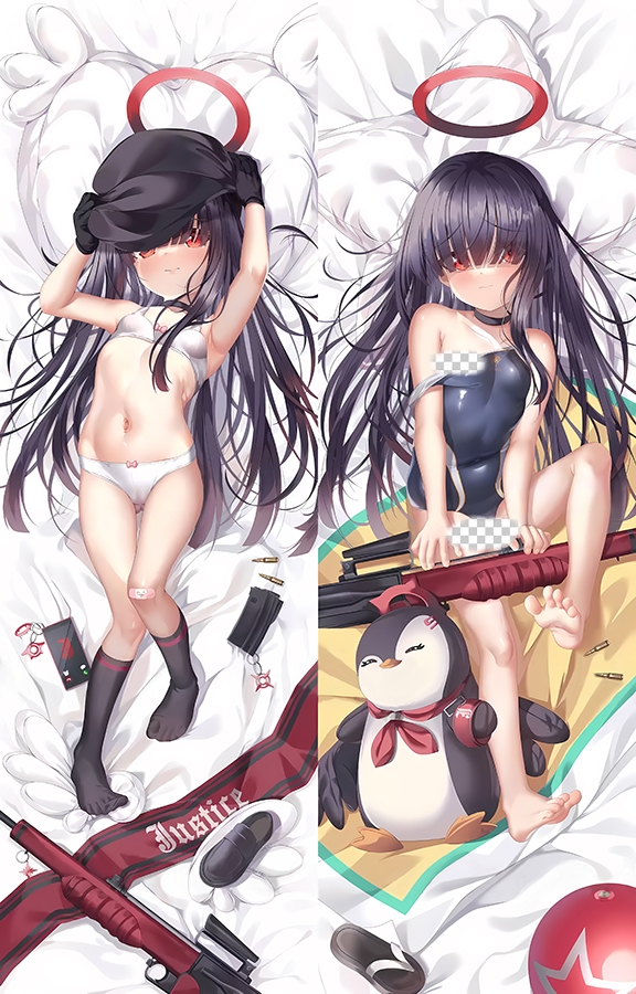 Blue Archive JTF Mob-chan Anime Dakimakura Body Pillow Cover