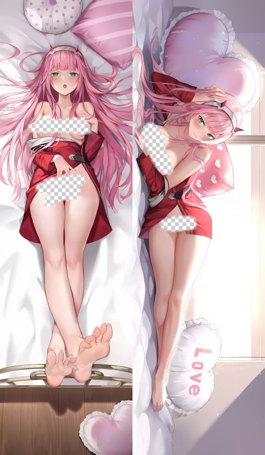 Darling In The Franxx Code:002 Zero Two Anime Dakimakura Body Pillow Cover