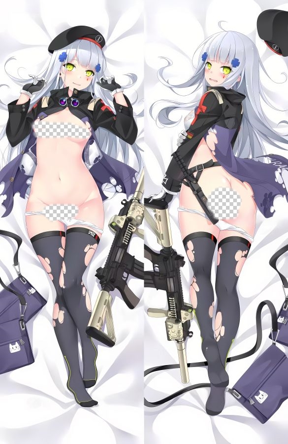 Girls' Frontline HK416 Anime Dakimakura Body Pillow Cover