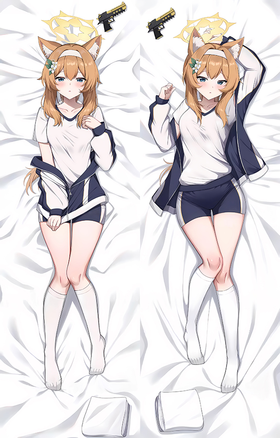 Blue Archive Iochi Mari Anime Dakimakura Body Pillow Cover