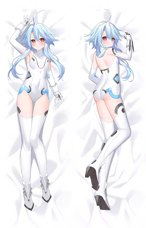 Hyperdimension Neptunia White Heart Anime Dakimakura Body Pillow Cover