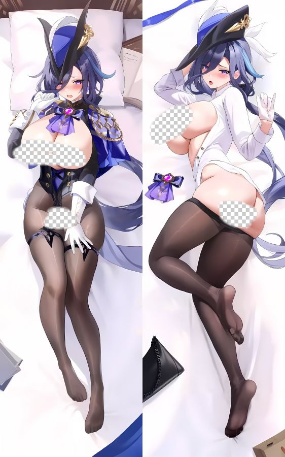 Genshin Impact Clorinde Anime Dakimakura Body Pillow Cover