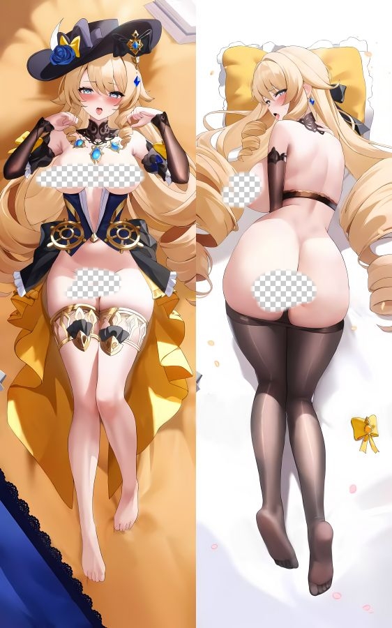 Genshin Impact Navia Anime Dakimakura Body Pillow Cover