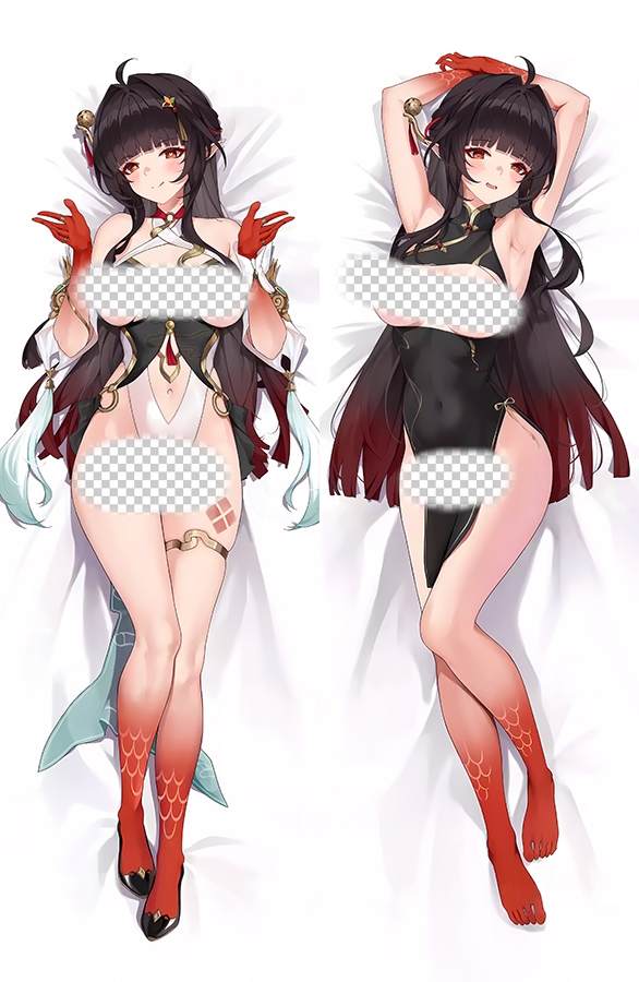Honkai: Star Rail Lingsha Anime Dakimakura Body Pillow Cover