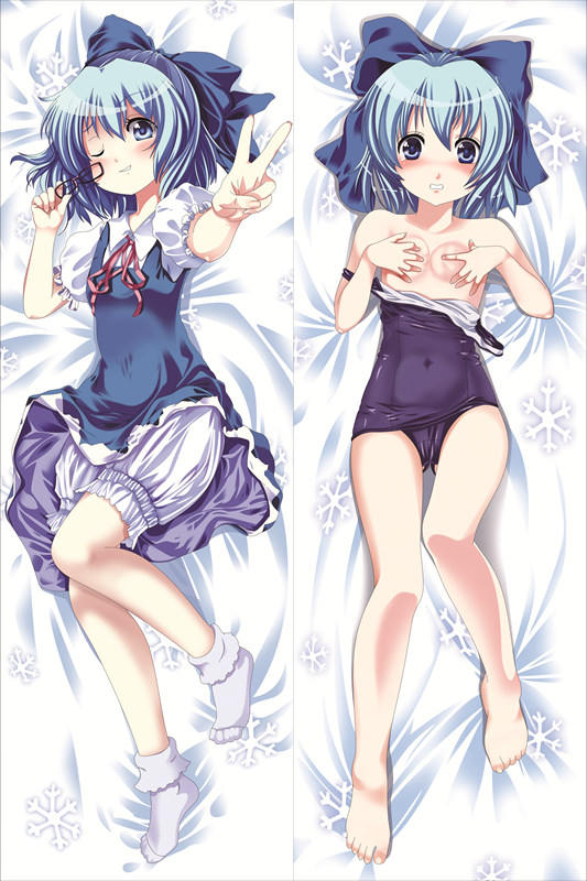 TouHou Project Cirno Anime Dakimakura Body Pillow Cover