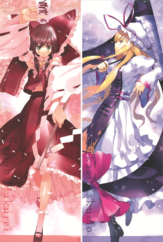 TouHou Project Reimu Hakurei & Yakumo Yukari Anime Dakimakura Body Pillow Cover
