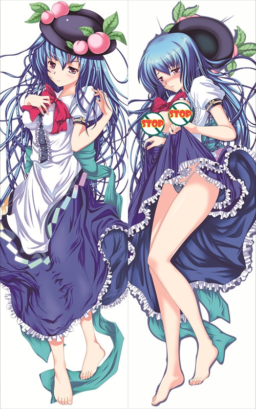 TouHou Project Hinanawi Tenshi Anime Dakimakura Body Pillow Cover