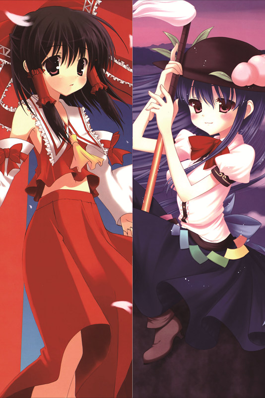 TouHou Project Reimu Hakurei Anime Dakimakura Body Pillow Cover