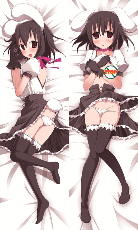 TouHou Project Inaba Tewi Anime Dakimakura Body Pillow Cover