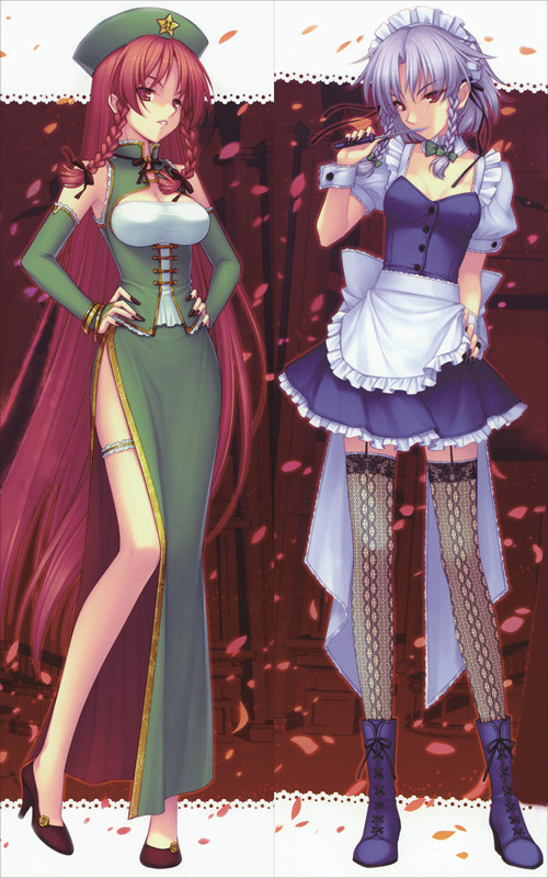 TouHou Project Hoan Meiri & Izayoi Sakuya Anime Dakimakura Body Pillow Cover