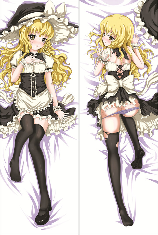 TouHou Project Kirisame Marisa Anime Dakimakura Body Pillow Cover