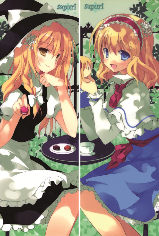 TouHou Project Kirisame Marisa & Alice Margatroid Anime Dakimakura Waifu Pillow Case