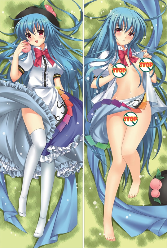 TouHou ProjectHinanawi Tenshi Anime Dakimakura Waifu Pillow Case