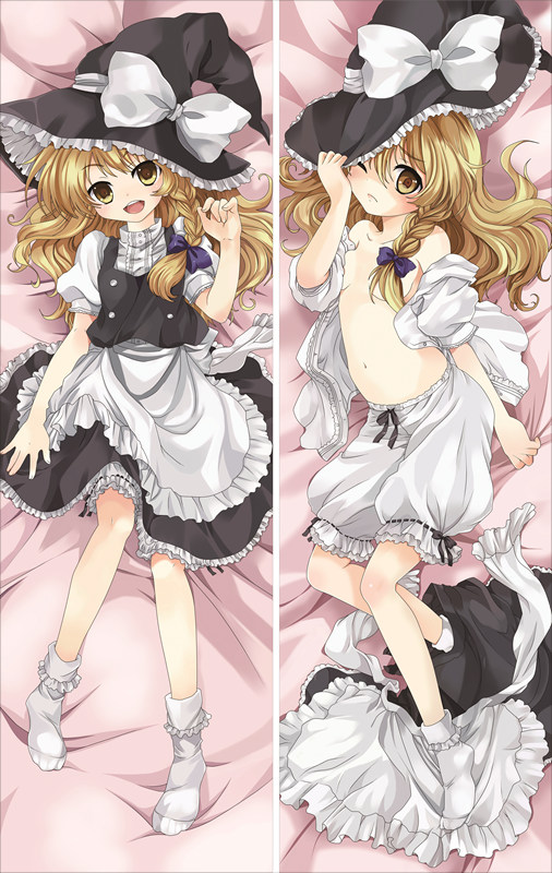 TouHou ProjectKirisame Marisa Anime Dakimakura Waifu Pillow Case