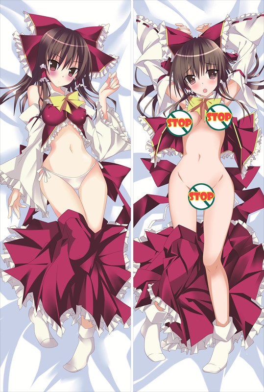 TouHou ProjectReimu Hakurei Anime Dakimakura Waifu Pillow Case