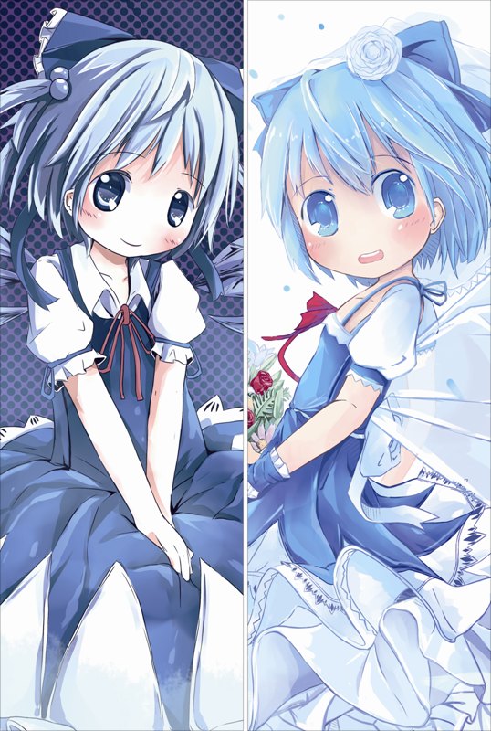 TouHou ProjectCirno Anime Dakimakura Waifu Pillow Case