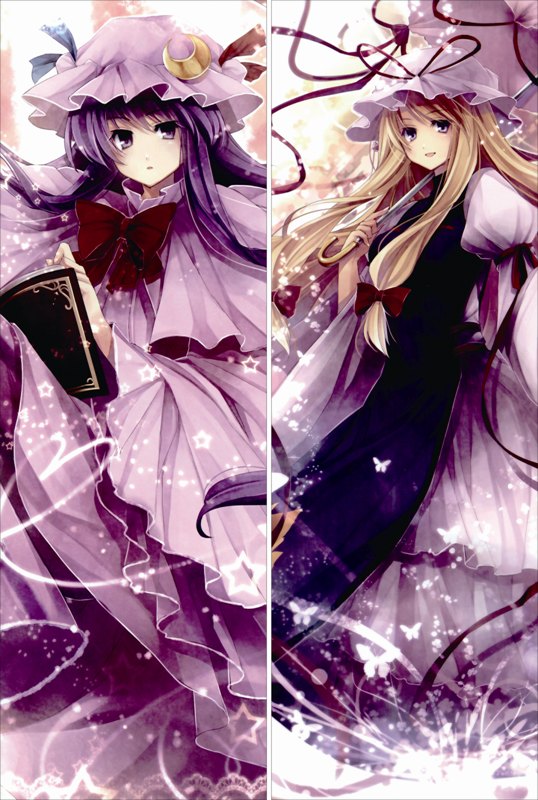 TouHou ProjectYakumo Yukari & Patchouli Knowledge Anime Dakimakura Waifu Pillow Case
