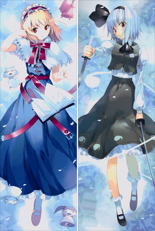 TouHou ProjectYoumu Konpaku & Alice Margatroid Anime Dakimakura Waifu Pillow Case