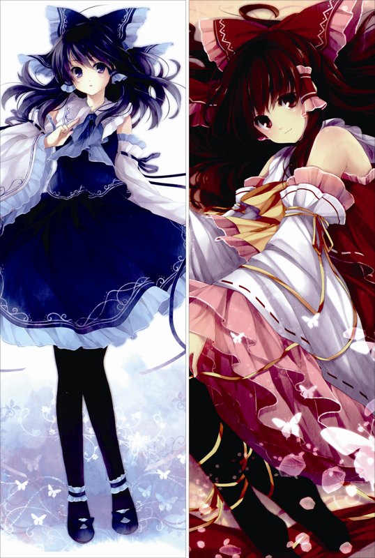TouHou ProjectReimu Hakurei Anime Dakimakura Waifu Pillow Case