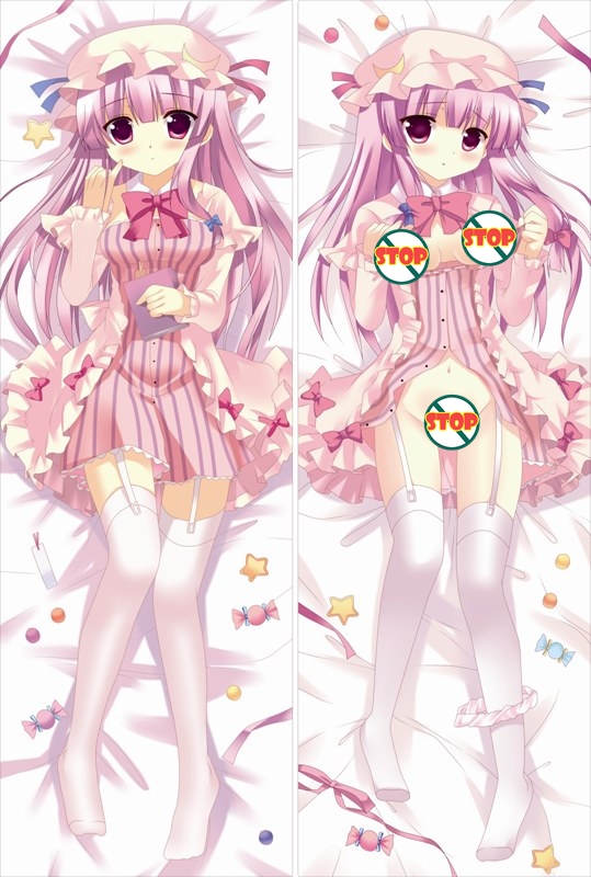 TouHou ProjectPatchouli Knowledge Anime Dakimakura Waifu Pillow Case