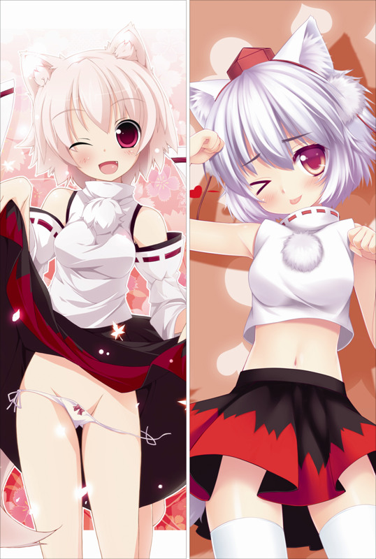 TouHou ProjectShameimaru Aya Anime Dakimakura Waifu Pillow Case
