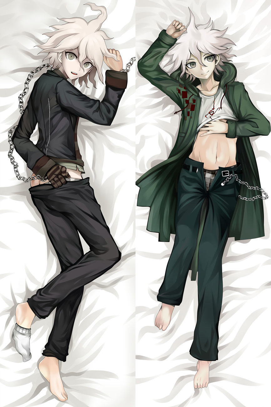 Danganronpa Nagito Komaeda Anime Dakimakura Japanese Pillow Cover