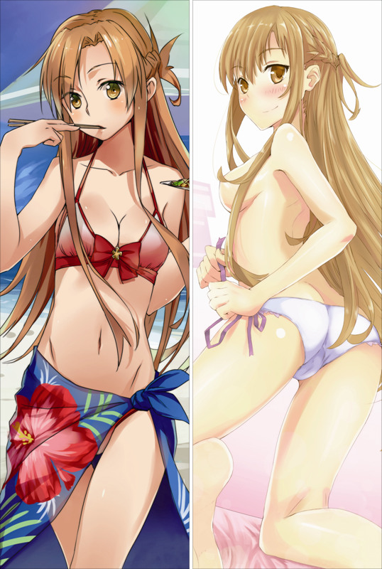 Sword Art Online Asuna Yuuki Anime Dakimakura Body Pillow Cover