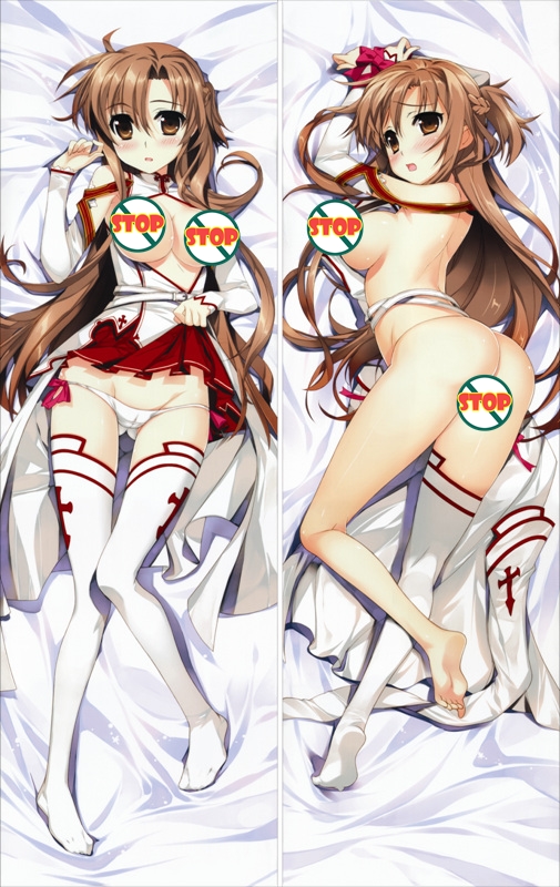 Sword Art Online Asuna Yuuki Anime Dakimakura Body Pillow Cover