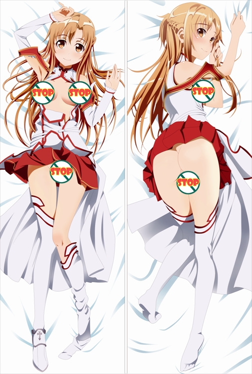 Sword Art Online Asuna Yuuki Anime Dakimakura Waifu Pillow Case